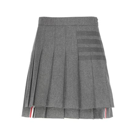 Thom Browne Rok , Grijs , Dames , Maat: S Midirokken