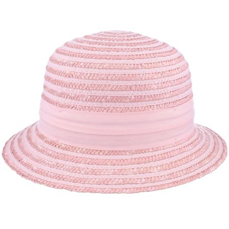 Seeberger - Rose bucket Chapeau - Cloche In Straw Braid Rose Bucket @ Hatstore