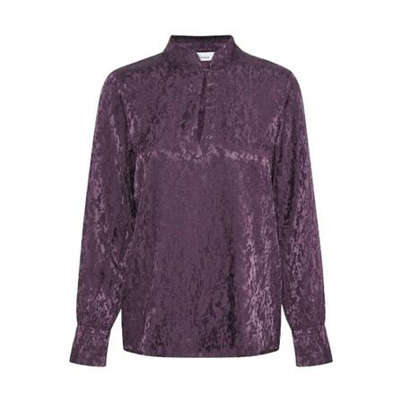 Karen By Simonsen - Blusar - Lila - Dam - Storlek: 2xl, Dam, Storlek: 2XL