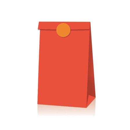 5 st Väskor och Klistermärken Stå Upp RÖD