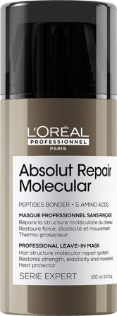 L'Oréal Professionnel Absolut Repair Molecular Professional Leave-in Mask 100 ml, Hår, Shampoo & Hårpleje, Hårkur