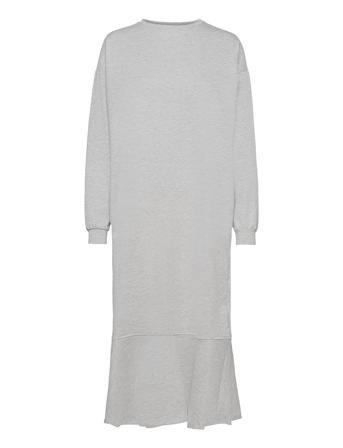 Objregita L/S Midi Jersey Dress A Ofw Grey Object