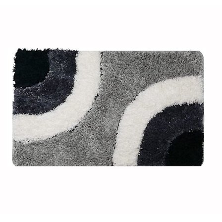 Badematte, absorberende sklisikker mikrofiber dusjmatte 50x80cm maskinvaskbar baderomsmatte