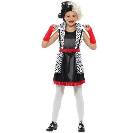 Cruella De Vil Maskeraddräkt Barn M - Partyninja.se