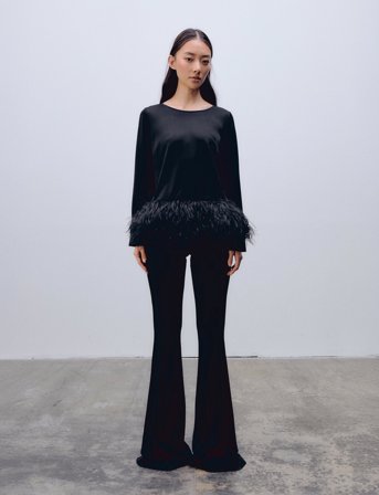 Ida Sjöstedt Beatrice Top - Black - 34