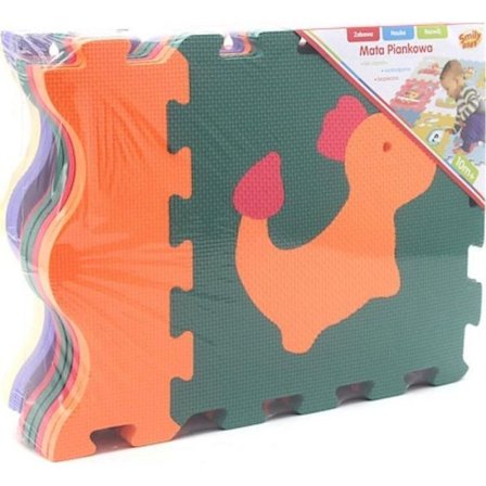 Smily play glidmatta Skumspelmatta Smiley Drakar