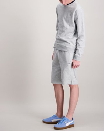 GANT SHIELD COTTON SLUB SHORTS Grå Shorts Kille - Kids Brand Store