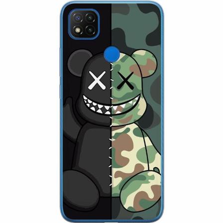 Xiaomi Redmi 9c Genomskinligt Skal Army