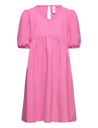 Vmkassi 2/4 Abk Dress Wvn Girl Dresses & Skirts Dresses Casual Dresses Short-sleeved Casual Dresses Pink Vero Moda