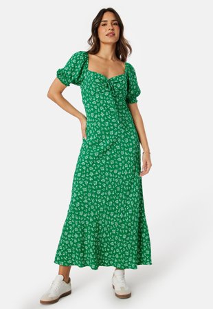 FOREVER NEW-Stevie Puff Sleeve Midi Dress-36