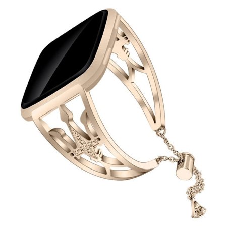 Fitbit Versa unikt klockarmband i rostfritt stål - Guld