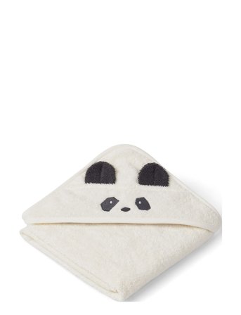 Liewood Albert Hooded Towel - Cream - ONE SIZE