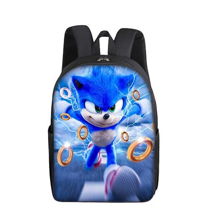 Sonic The Hedgehog 3d Backpack Students Books Cartoon Rucksack School Bag Boys Gift
