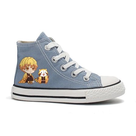 Demon Slayer Tegneserie Anime Sneakers Kimetsu No Yaiba Tanjirou Nezuko Zenitsu Cosplay Afslappet Høj Top Sko Børn Fødselsdagsgave