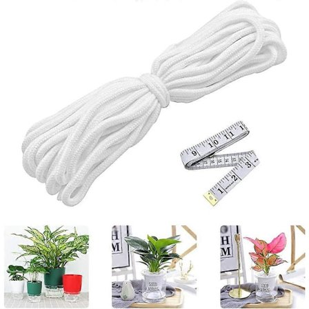 15 meter Selv Vandende Vægeledning Automatisk Vandingsanordning Drypvanding Bomuldsreb Selv Heilwiy Gave