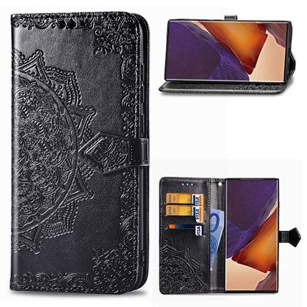 mandala Samsung Galaxy Note20 Ultra 5G / Note 20 Ultra flip fodral - svart