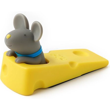 1 Sød Mus Dørstopper, Grå Mus Dørstopper Dekorativ Dyre Dørstopper Dørkile