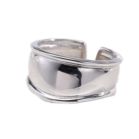 Enkel justerbar ring med bred öppning, modeaccessoarer för dejting