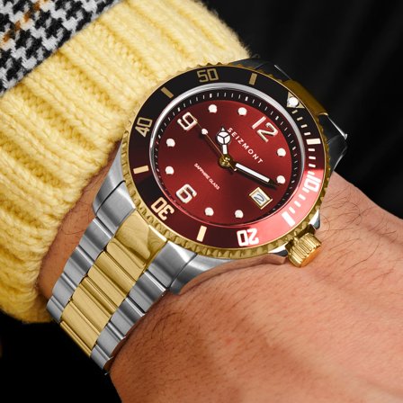 Montre en acier inoxydable Dathlan Tide pour hommes - Montres bracelet