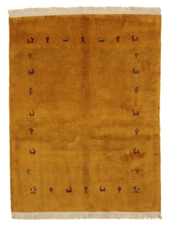 Tapis Gabbeh 158X204 (Laine, )