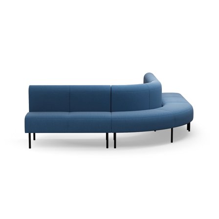 Sofa VARIETY, 90° Außenecke, Stoff Pod CS, blau