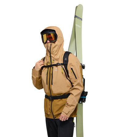 Haglöfs Vassi GTX Jacket Men Sand/Cinnamon Brown - Herren - XL