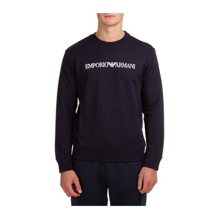 Emporio Armani, Sweatshirt Blauw, Heren, Maat:L
