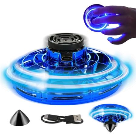Flygende spinner, flygende ball, UFO håndspinner, flygende ball, USB R