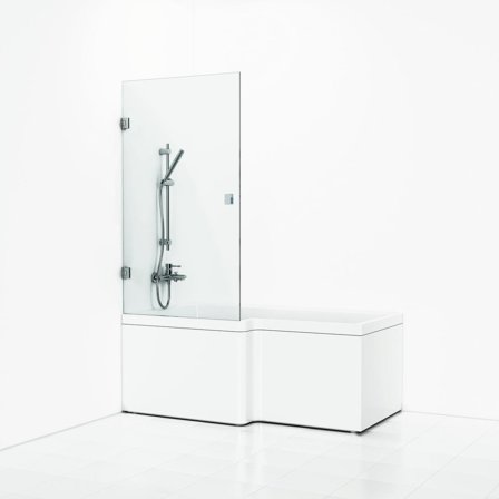 Svedbergs 657781 Duschskärmdörr till badkar Klarglas, Badrum