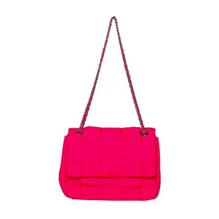 Noella Brad Braided Panel Taske Pink, Dame Skuldertasker, Størrelse: ONE Size
