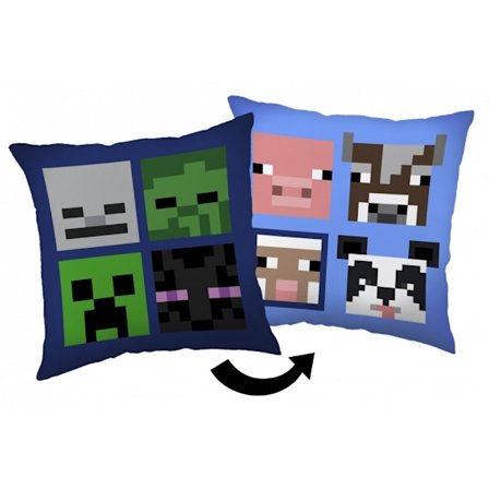 Minecraft Bad Mobs kudde, dekorativ kudde 40*40 cm