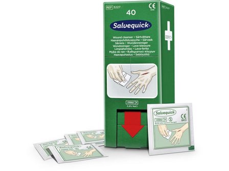 Salvequick Sårtvättare 40/fp - Lyreco - Skyddsutrustning - Första Hjälpen - Förband och Refill