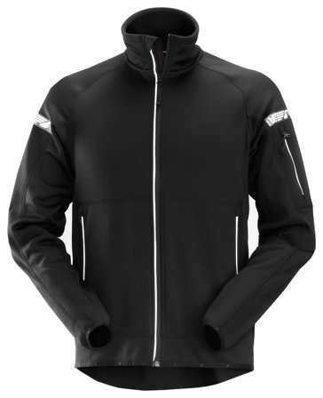 Snickers Workwear 8004 AllroundWork Fleecejacka svart M, Arbetskläder