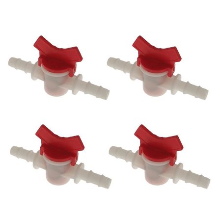 4 KPL Virtauss din Vesipumppu Suora Venttiili DIY Virtauskytkin 10mm