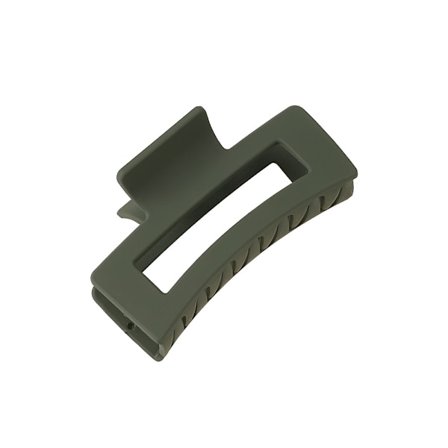 1 dobbel klo-hårklemme, 8 cm lang hårklemme