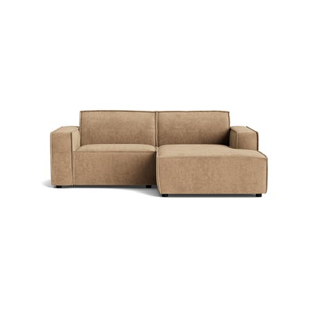 Lyon Lille Chaiselong Sofa, Højrevendt - Capri Beige - Kompakt Design, Pladsbesparende, Perfekt til Små Stuer - 225x160x80cm