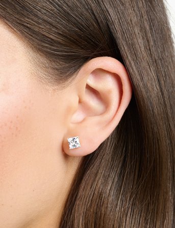 Thomas Sabo Ear Studs White Stone - Silver - ONE SIZE