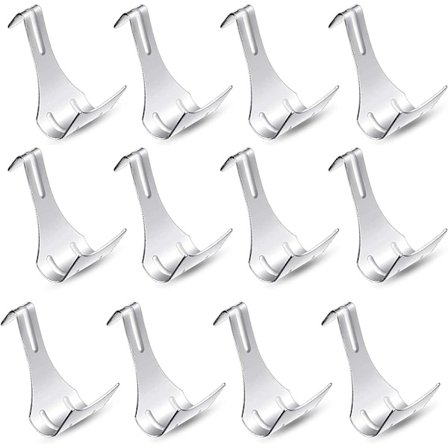 20 stk. støpeform kroker, bilderamme kroker hengere i rustfritt stål for kunstutstilling galleri bilde klær nøkkelholder fo