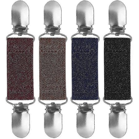 Tröjklämmor, Koftklämmor, Elastisk Klämma Unisex Enkel