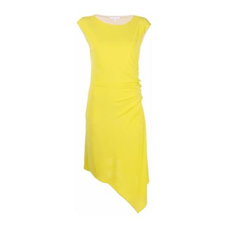 Patrizia Pepe, Midi Dress Żółty, Kobieta, Rozmiar: S