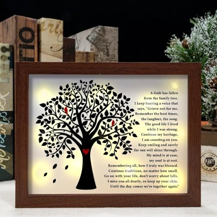 Minneboks og bilderamme - Dødsgaver