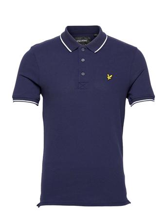 Tipped Polo Shirt Blue Lyle & Scott