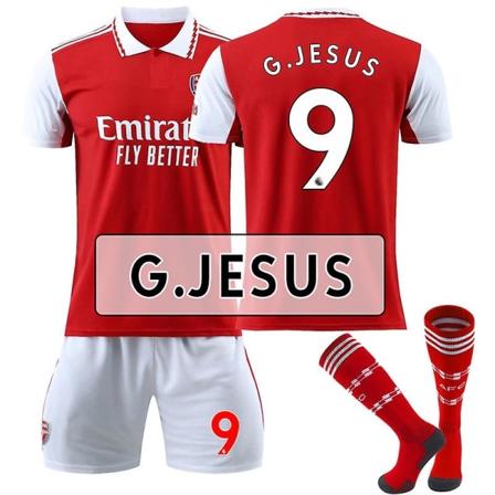22-23 Arsenal hjemmesett #9 Gabriel Jesus T-skjorte fotballskjorte - Perfet 24