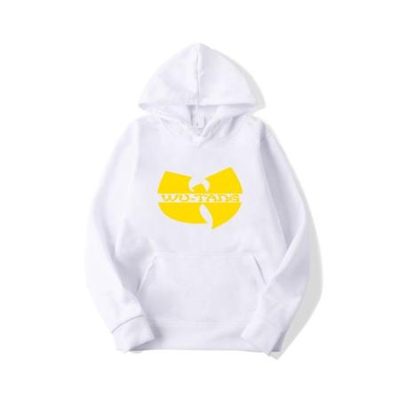 Hoodies Långärmad Hood Sweatshirt Toppbyxor Set - White Hoodie M