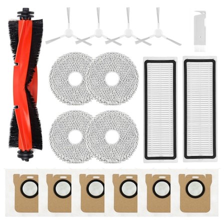 For Xiaomi X20+/X10+ Plus, for Dreame L10s Ultra/L10 Ultra/L10 Prime robotstøvsuger børstefiltre moppeposer