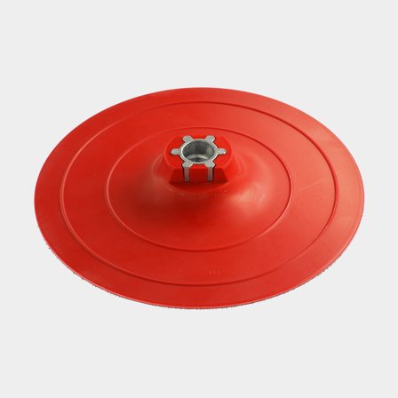 Plateau de support pour polisseuses Mirka Backing Pad, Ø150 mm, M14, doux, rouge
