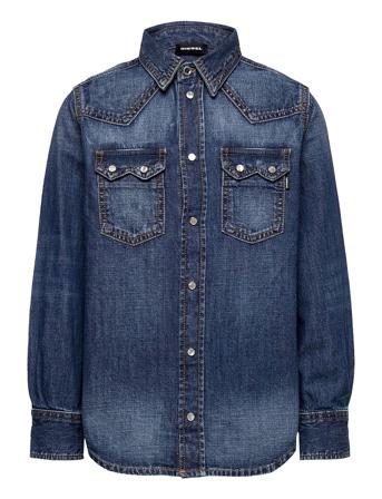 Cleo Shirt Skjorta Blå Diesel