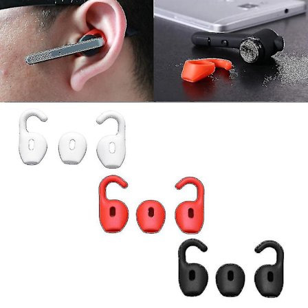 1 sæt udskiftningsørepropper i silikone til Jabra Talk 45 høretelefoner