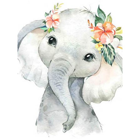 30x40cm 5D DIY timanttimaalaus täydellinen,Animaux de Dessins Animés#E,