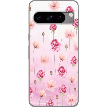 Kompatibel Mobilcover til Google Pixel 8 Pro Rose Petal Whisper